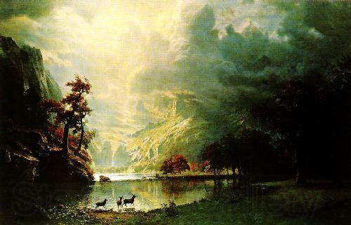 Albert Bierstadt Sierra Nevada Morning